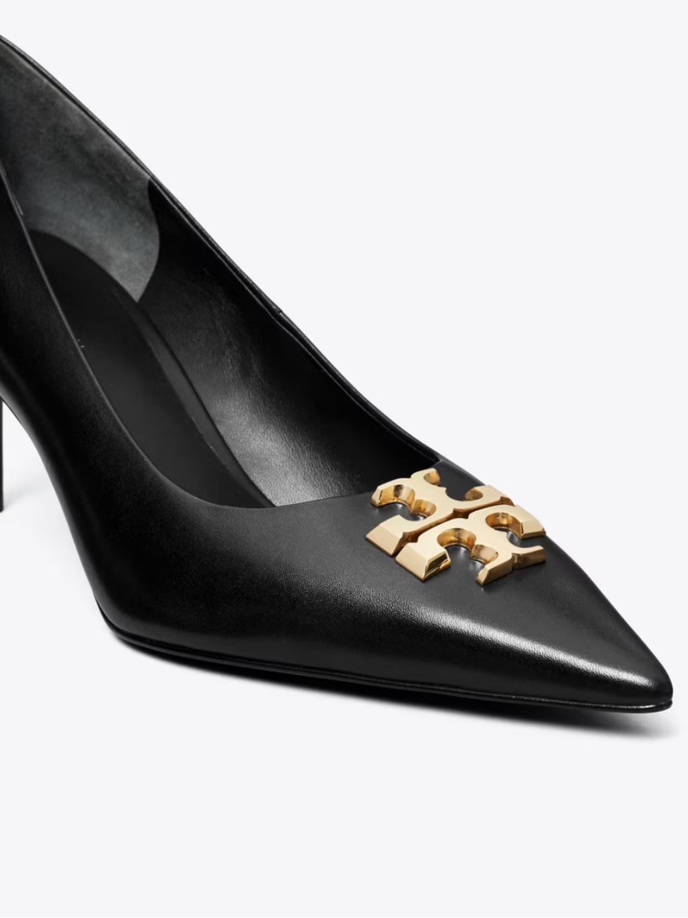 Tory Burch Best Seller
ELEANOR PUMP 
$450 size 7 
Perfect Black leather / Gold